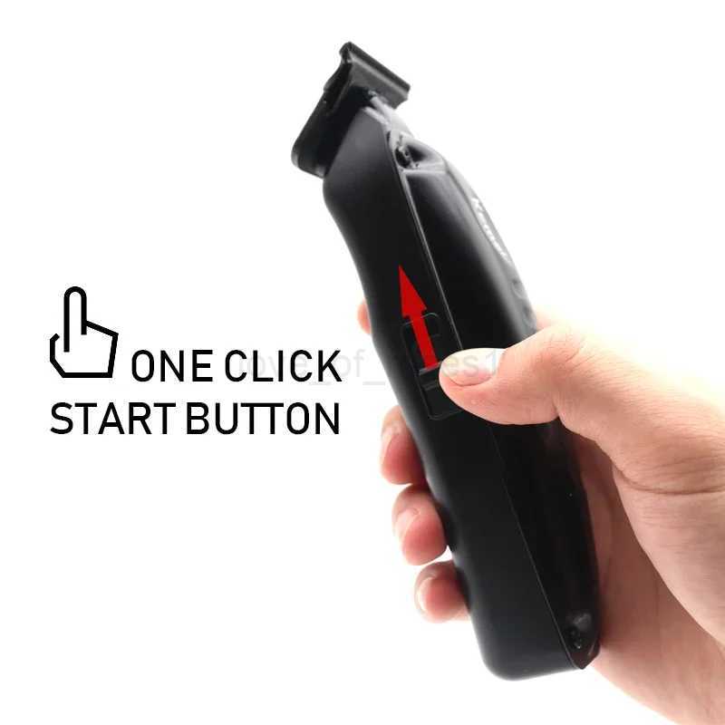Kemei KM-1578 Mens Haircut Machine USB Charging Hair Cutting Machine Professional Hair Clipper LCD Display Hair Trimmer MachineM240715
