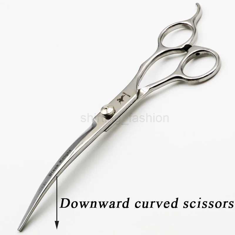 7 inch scissors Black Knight Professional Barber Salon Hair Cutting Scissors And Pet Shears HairdressingCL240715