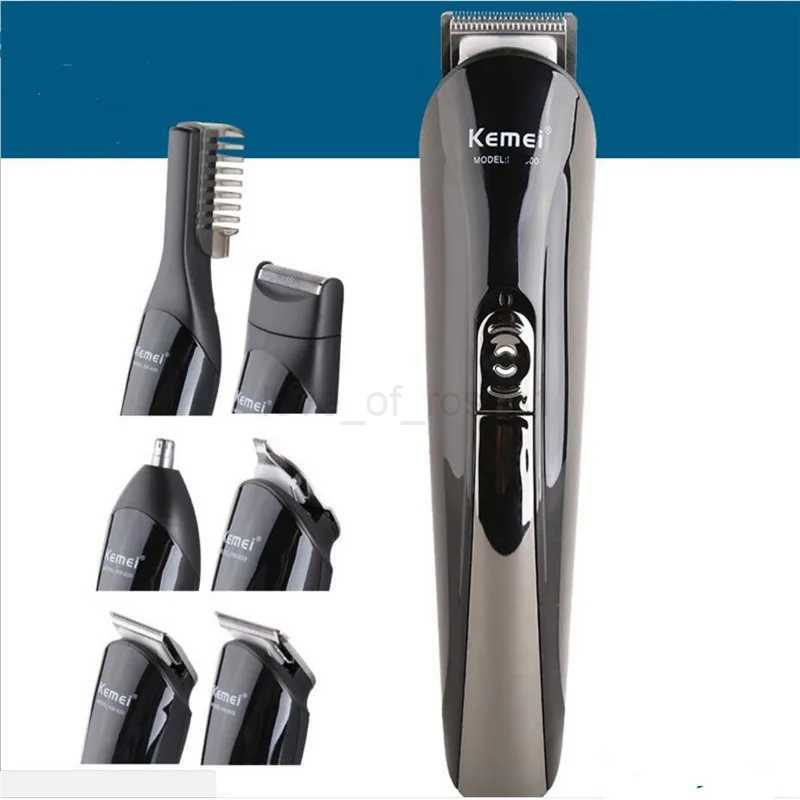 Electric Hair Trimmer For Men Beard Shaver Facial Hair Clipper All In One Man Grooming Kit Head Nose Sideburns Haircut MachineM240715