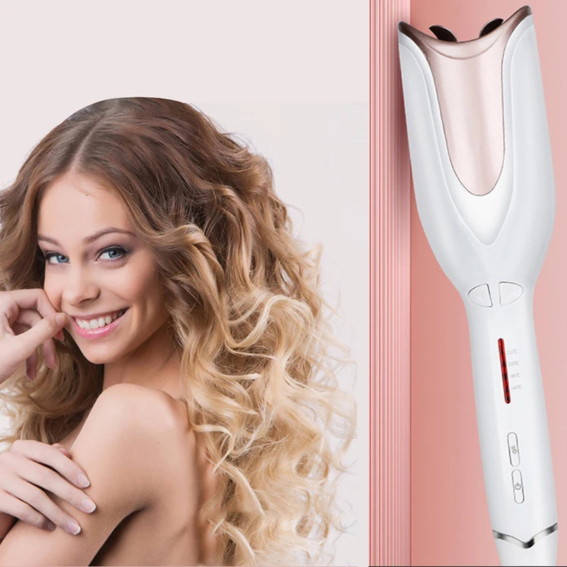 Auto Hair Curling Iron Ceramic Rotating Air Curler Air Spin Wand Styler Curl Machine Magic Hair Curler Automatic Hair Curler 240712