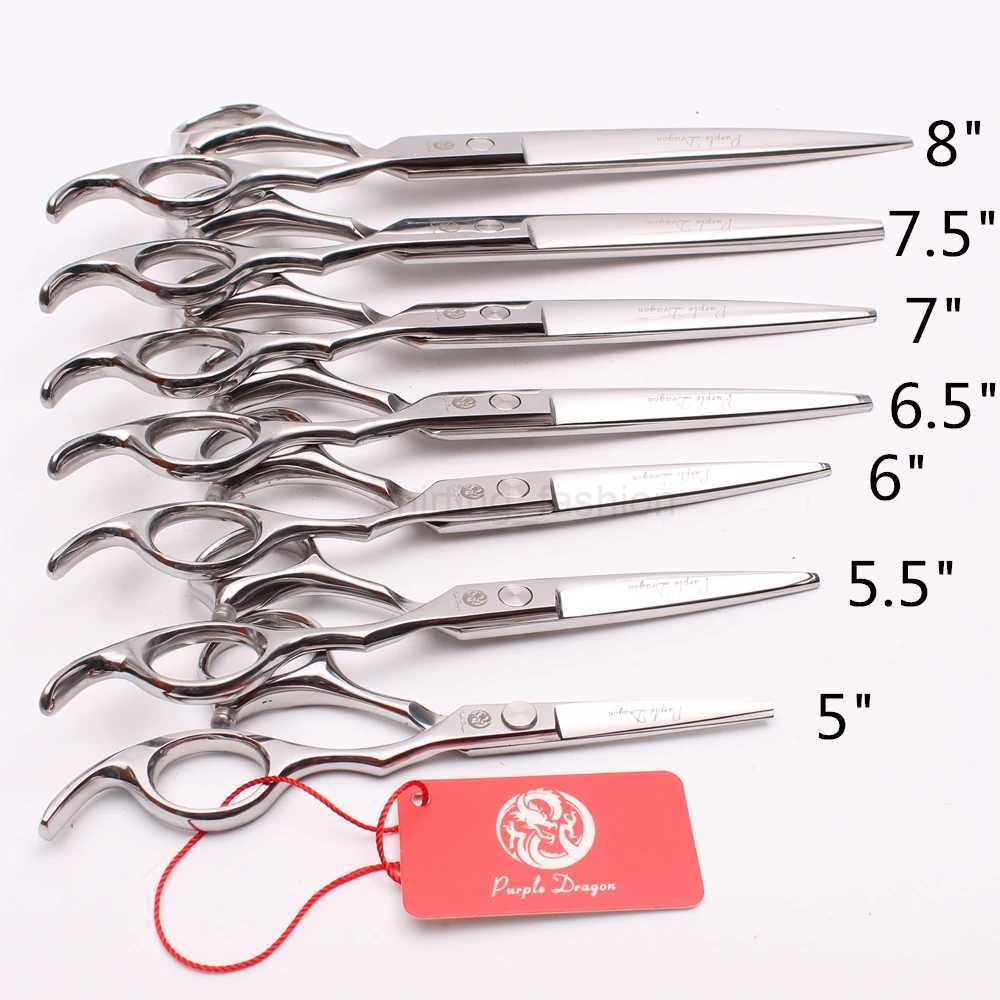 Z1006 7.5 21cm Purple Dragon Hairdressing Scissors Salon Styling Cutting Scissors Thinning Shears Professional Hair ScissorsCL240715