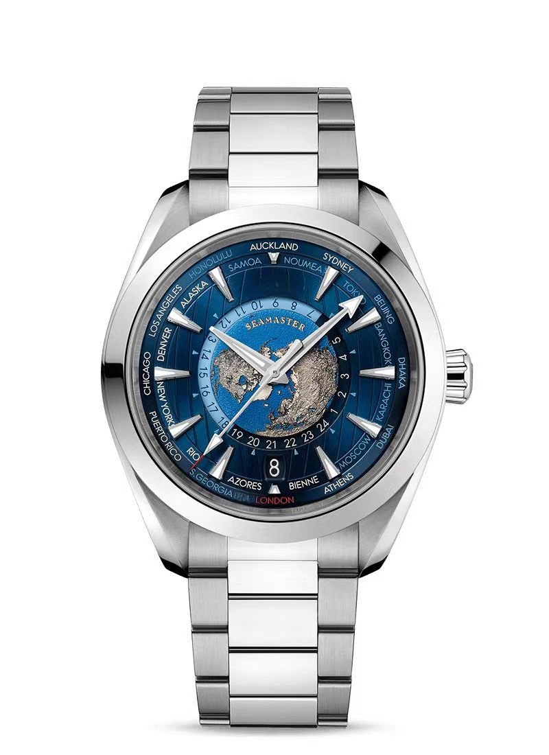 mens fashion quartz watch fashion map watch stainless steel wrist for 2025 new mens watches all dial work quartz wat top brand clock men fashion
