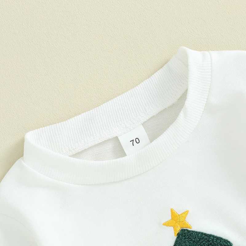 Clothing Sets Toddler Baby Boy Clothes Cotton Christmas Tree Embroidery Long-Sleeved Sweatshirts+Pants Infant Clothes 2pcs Suit Outfits