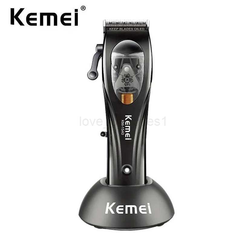 Kemei Professional Barber Cordless Hair Clipper Rechargeable Electric Hair Trimmer fade Hair Cutting Machine for Men Hair CutterM240715