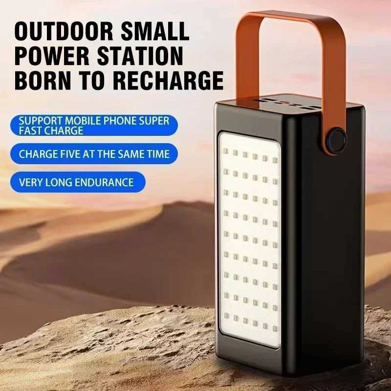 Power Bank 200000mAh High Capacity 66W Fast Charger Powerbank for iPhone Laptop Batterie Externe LED Camping Light Flashlight M240715