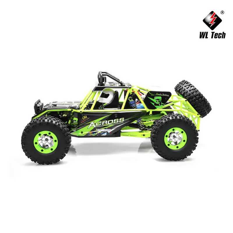 WL 12428 WLtoys 1/12 4WD RC Racing Car High Speed Off-Road Remote Control Alloy Climbing Truck LED Light Buggy Toys Kids GiftM240715 - view 4