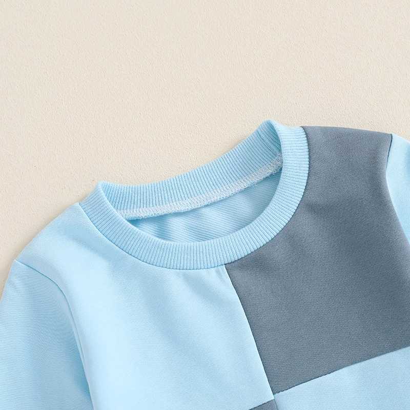 Clothing Sets 2024-05-27 Lioraitiin Baby Boy 2Pcs Fall Outfits Long Sleeve Pocket Henley Tops + Pants Set Spring Clothes