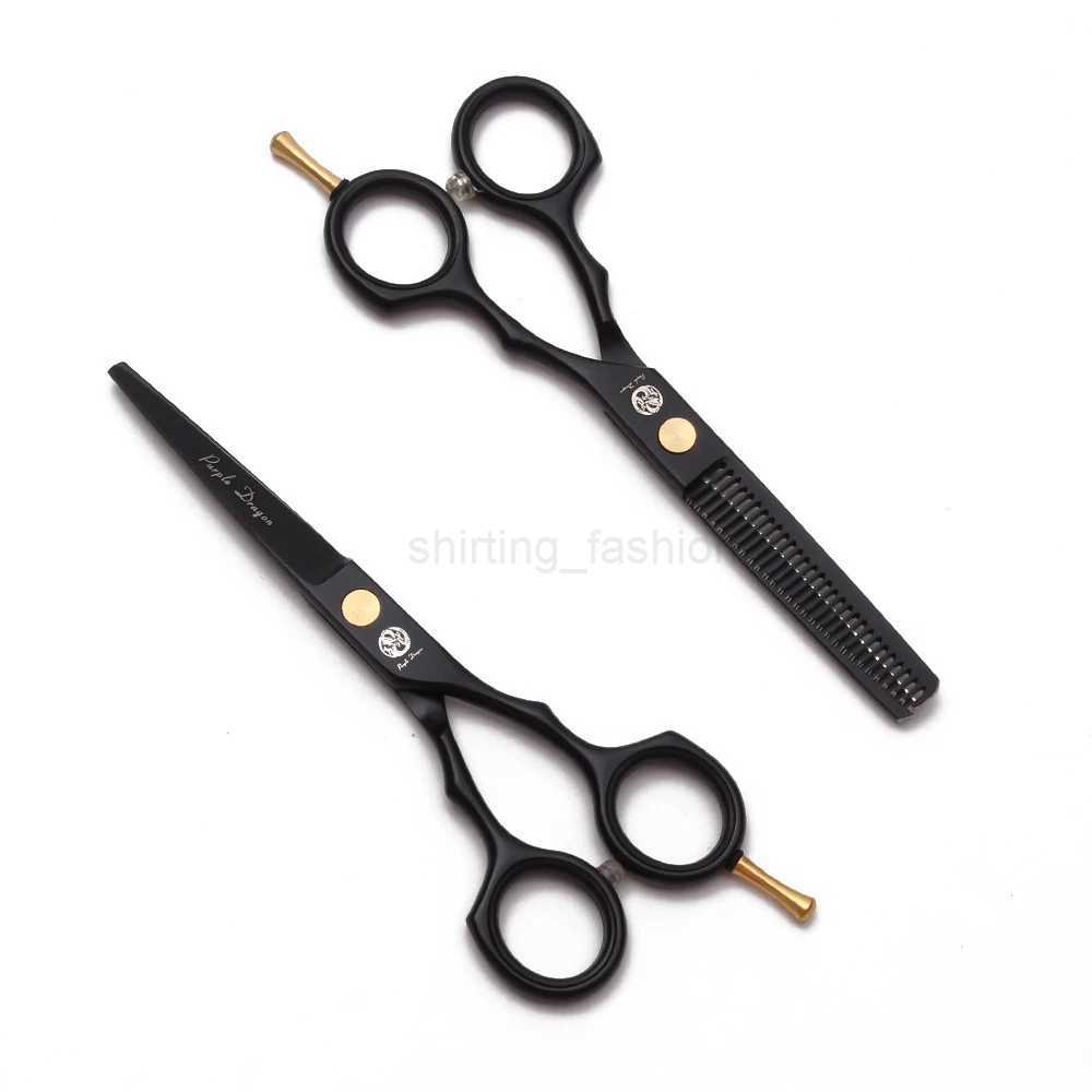 Hairdressing Scissors 5.5 Japan Stainless Purple Dragon Professional Hair Scissors Cutting Shears Set Thinning Scissors Z1104CL240715