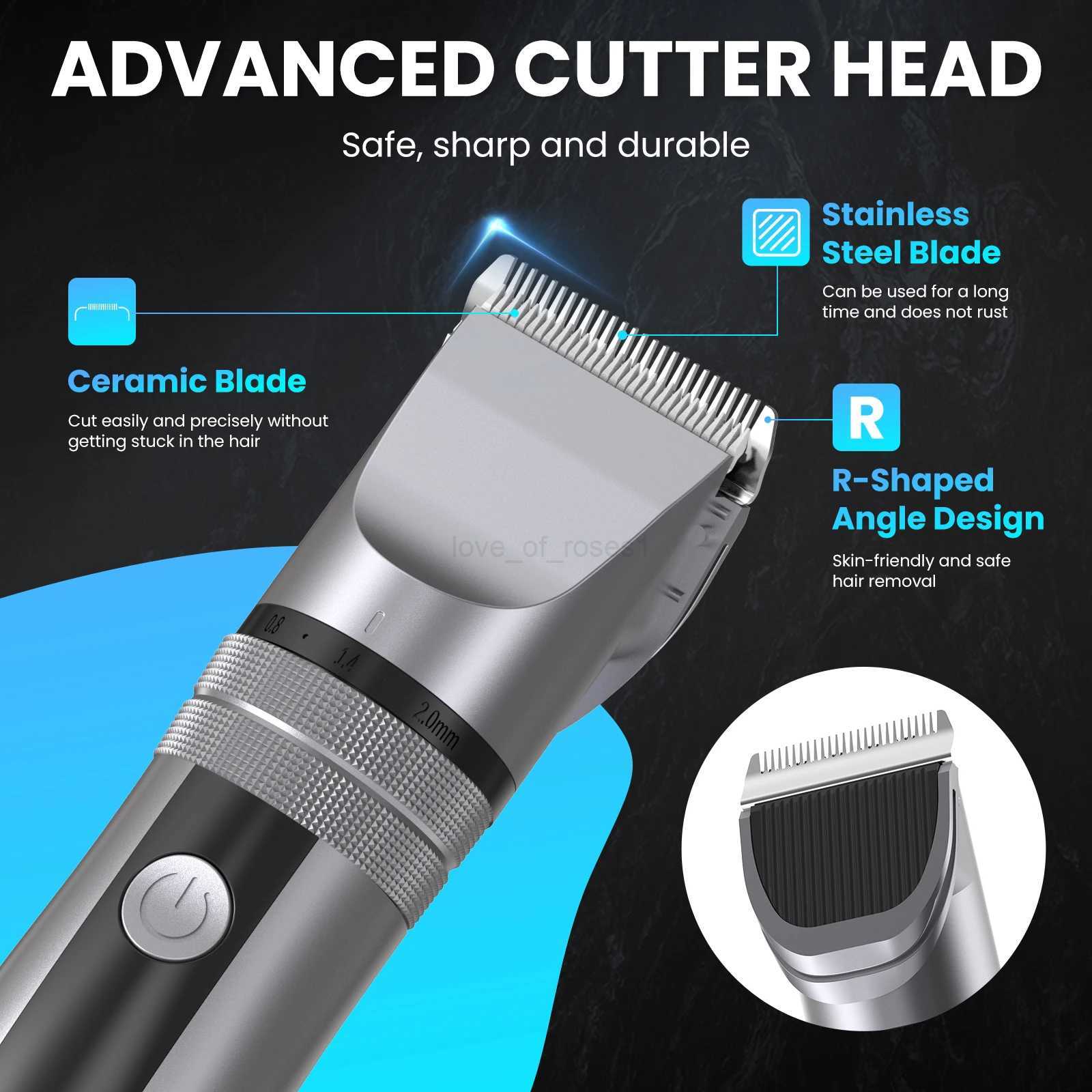 Sejoy Mens Hair Clippers Professional Kit Hair Electric Trimmers For Men Adults Cordless Hair Cutting MachineM240715