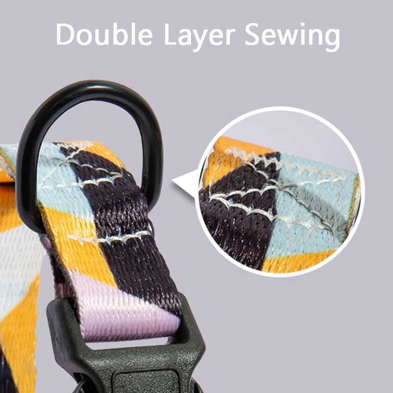 Bohemian style dog collar and leash set suitable for small medium large dogs adjustable puppies cats walking collars pet accessories W250219