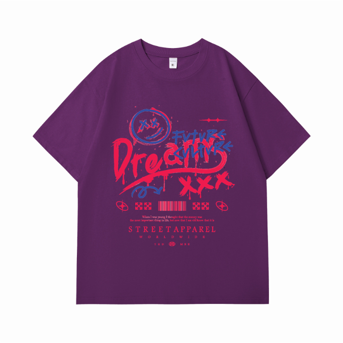 Design printed women's short sleeved Solona cold ice silk cotton American fashion T-shirt casual outdoor sports top PK27-P38 women's