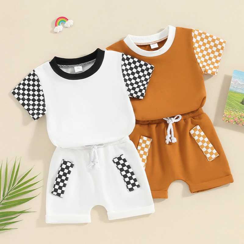 Clothing Sets 2023-12-16 Lioraitiin Toddler Baby Boy Summer Clothes Short Sleeve T Shirt Shorts Cute Infant baby Boy Outfit 2PCS Clothing Set