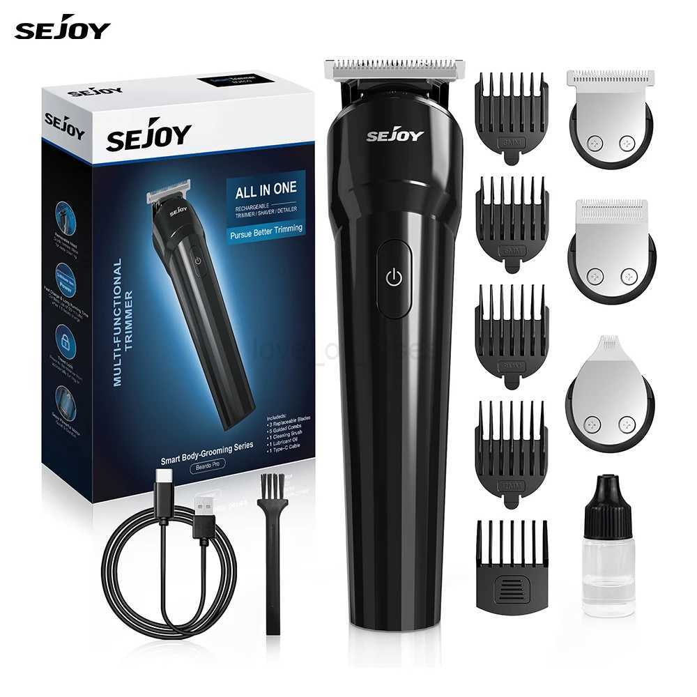 Sejoy Mens Professional Hair Clippers Cordless Trimmer Beard Cutting Machine Electric Hair Clippers Trimmers For Men ShaverM240715