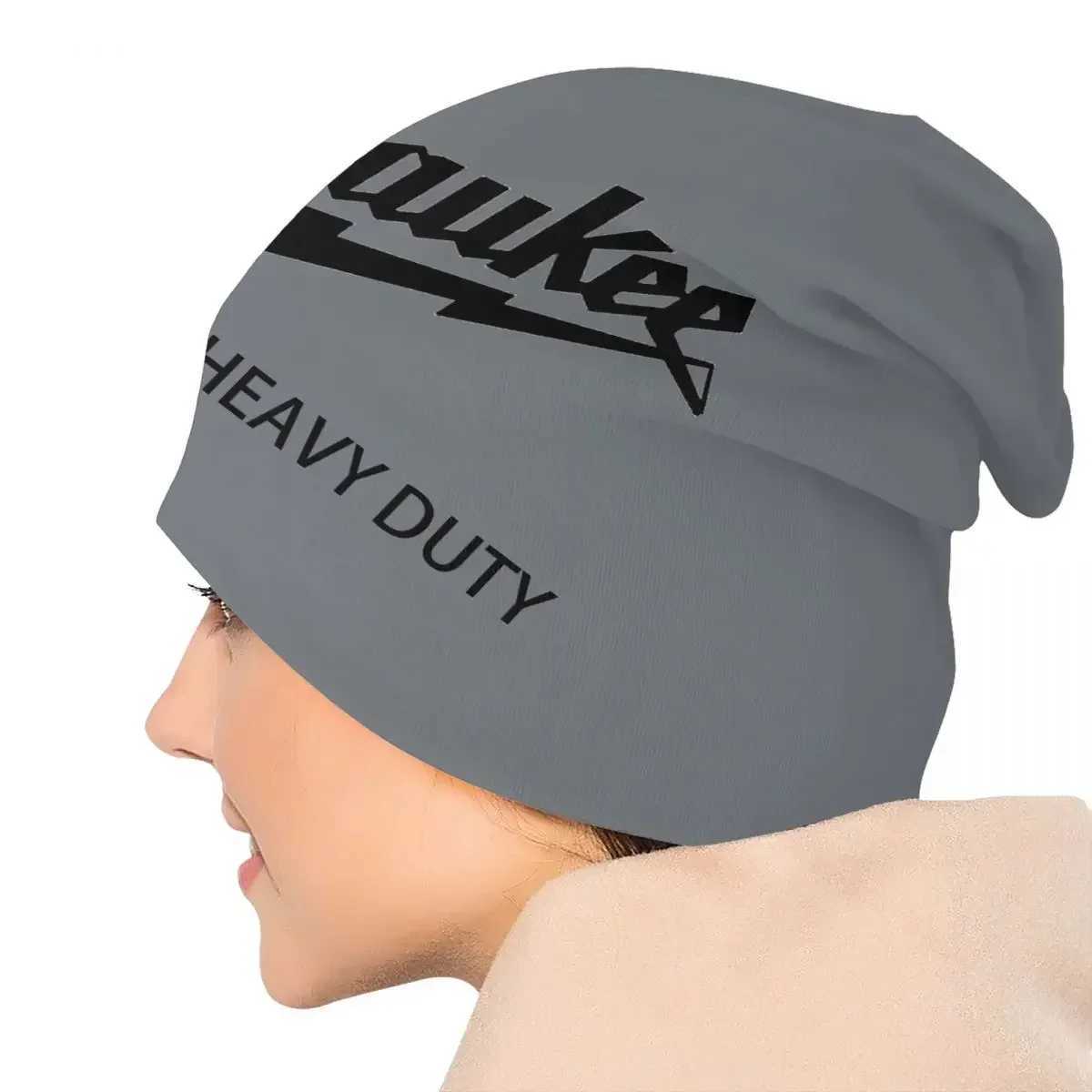 Beanie/Skull Caps Milwaukees Bonnet Womens Street Knitted Hat Womens Warm Winter Heavy Beanies Cs J240711