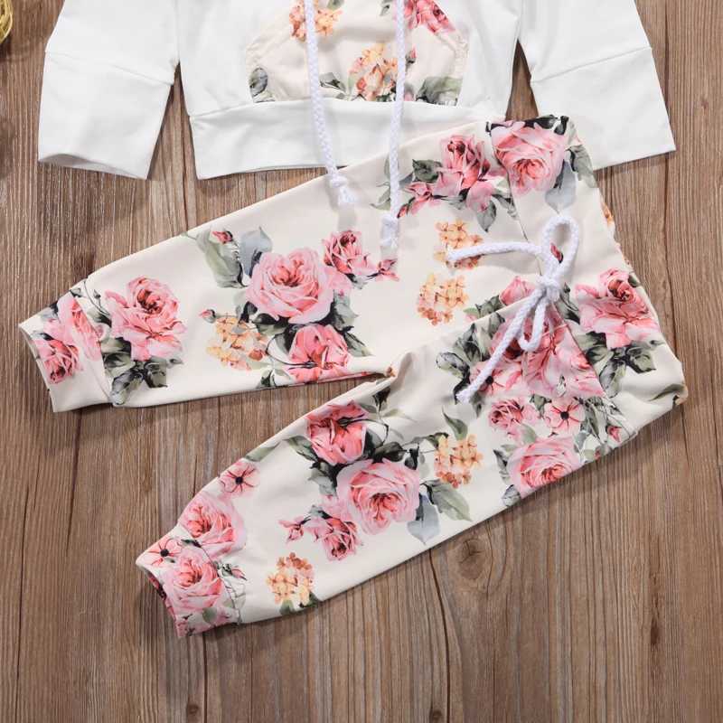 Clothing Sets US Stock 0-24M New Fashion Lovely Spring Newborn Baby Girls Sport Outfits Clothes Sweat Shirt Hoodies+Pants Set AU