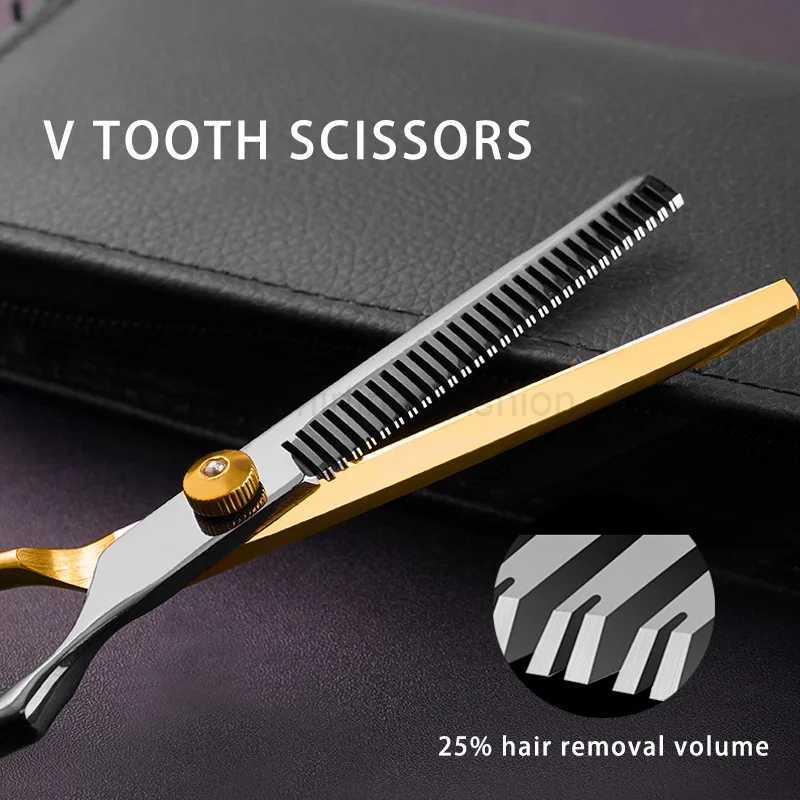 Hair Scissors Set Professional Barber Scissors Stainless Steel Scissors Hair Tools Hairdressing Hair Cutting Thinning ShearsCL240715