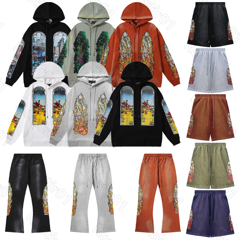 Who Decides War mens godspeed hoodie for Men Women Pullover graphic hoodies Pants Set