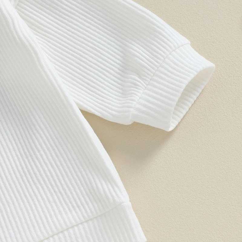 Clothing Sets 2023-09-04 Lioraitiin 0-24M Infant Baby Boys Girls Waffle Fall Outfits Solid Color Long Sleeve Sweatshirt Tops Pants Clothes Set