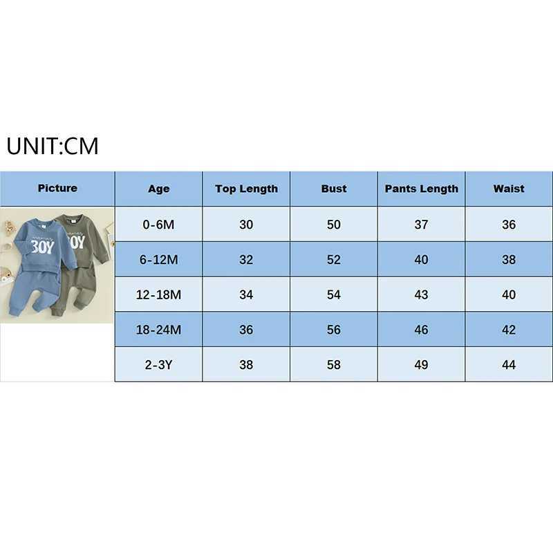Clothing Sets 2023-09-19 Lioraitiin 0-3Y Newborn Baby Boy Outfit Bro Long Sleeve Sweatshirts Jogger Set Infant Boys Fall Winter 2PCS Clothes