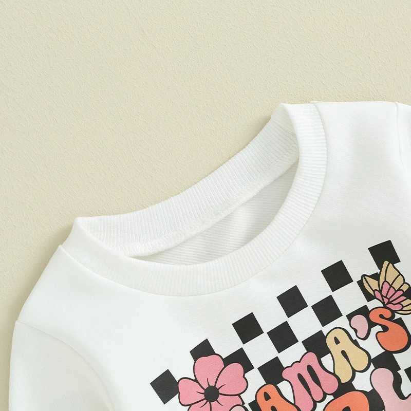 Clothing Sets 2023-08-14 Lioraitiin 0-3T Toddler Baby Girl Clothes Long Sleeve Pullover Sweatshirt Stretch Jogger Pants Infant Fall Outfit