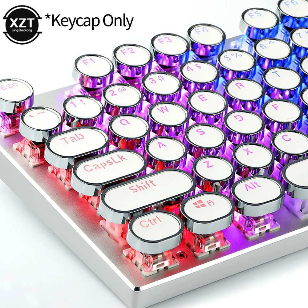 104Pcs/Set Universal Round Key Cap Keycaps for Cherry MX Mechanical Keyboard Backlit Design High-Quality PBT MaterialZ240715