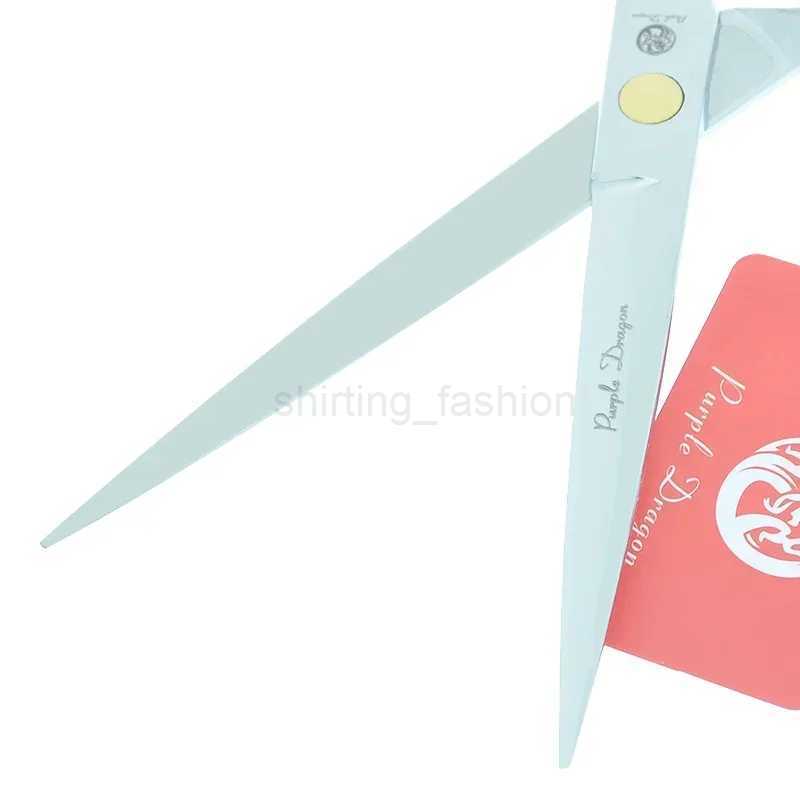 Purple Dragon 7 inch Hair Cutting Scissors 6.5 inch Thinning Shears Hairdressing Scissors Set Barbershop Haircut Tools A0129BCL240715