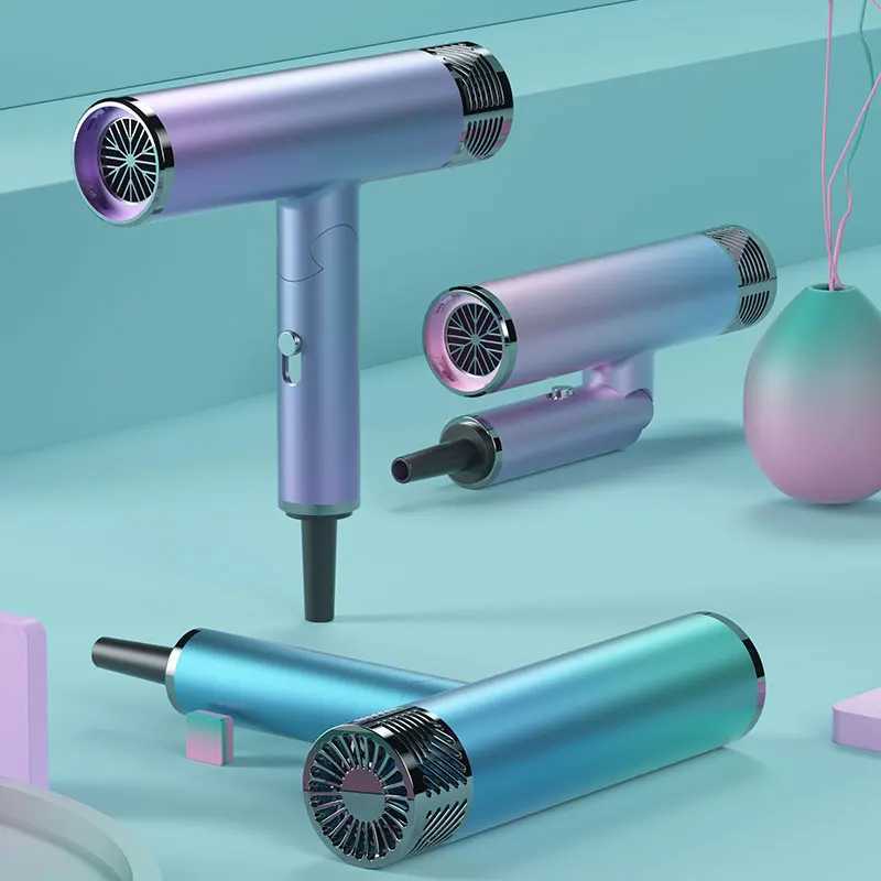 Hair Dryers Collapsible Strong Wind Hair Care Home Nano water ion hair dryer Thermostatic hot and cold hair styling tool z250305