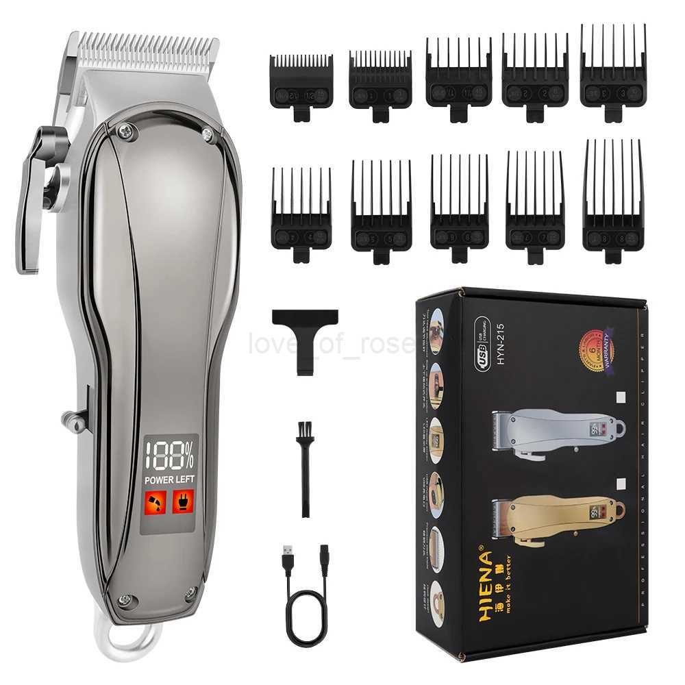 HIENA Hair Clipper set Professional barber shop machine Powerful hair cutting clippers Cordless hair trimmers Electric ShaverM240715
