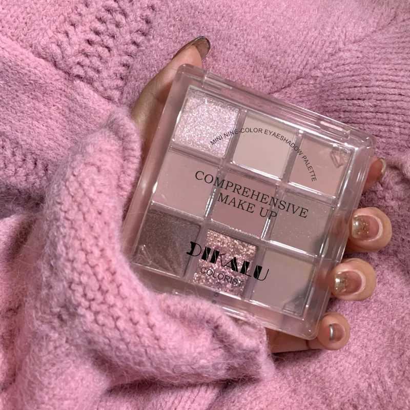 9 Colors Eye Shadow Palette Glitter Nude Charm Women New Beauty Eyeshadow Palette Female Cheap Travel Mini Makeup Christmas Gift M250121