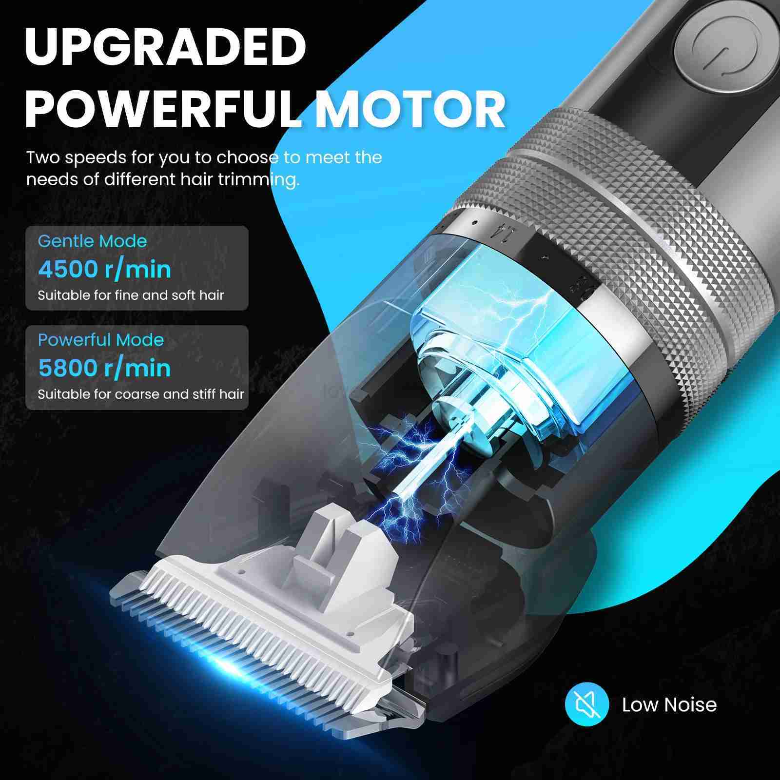 Sejoy Mens Hair Clippers Professional Kit Hair Electric Trimmers For Men Adults Cordless Hair Cutting MachineM240715