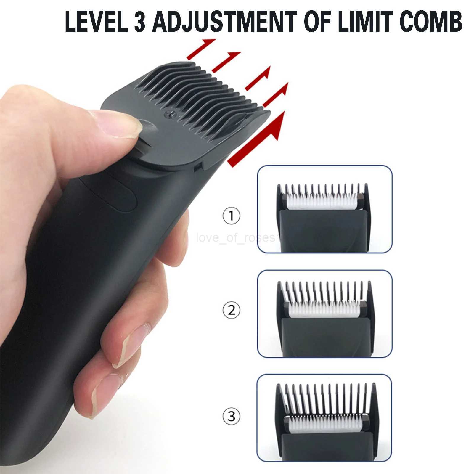 Mens Hair Clippers Cordless Professional Barber machine ShaverRazor BeardTrimmer USB Rechargeable haircut clipper applianceM240715