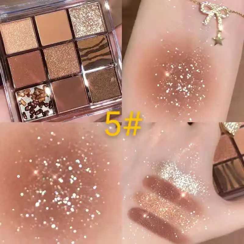 9 Colors Eye Shadow Palette Glitter Nude Charm Women New Beauty Eyeshadow Palette Female Cheap Travel Mini Makeup Christmas Gift M250121