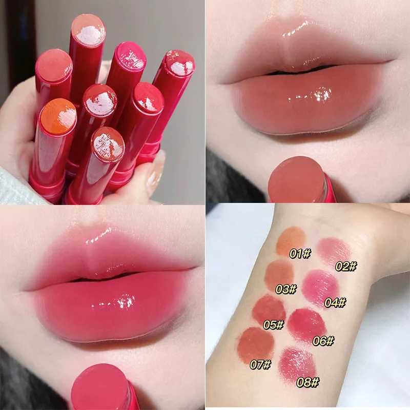 Mirror Water Light Lip Gloss Jelly Lipstick Pencil Long Lasting Moisturizing Solid Lip Tint Balm Women Make Up Beauty Cosmetics zxx240715