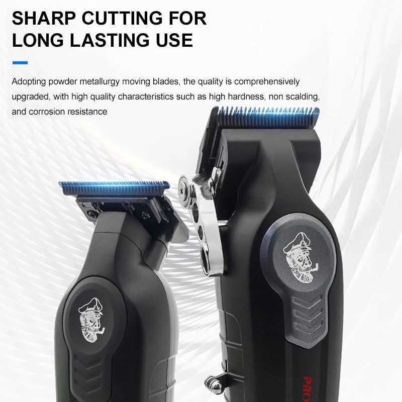Hair Clipper Trimmer Beard Shaver Kit for Men Professional Barber Set for Hair and Beard Cutting Zero Gap T- Beard TrimmerM240715