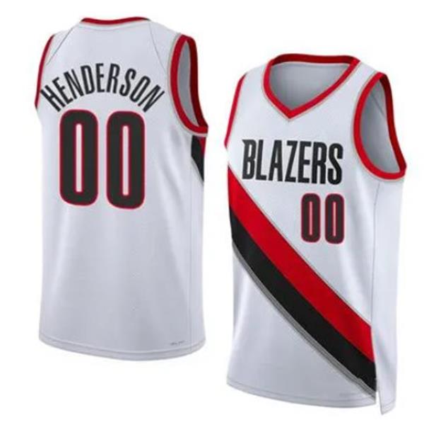 Portlands Blazer Basketball Jerseys Scoot Henderson Shaedon Sharpe Donovann Clingan Deandree Ayton Anfernee Simons Jerami Grant Deni Avdija Williams City Jersey