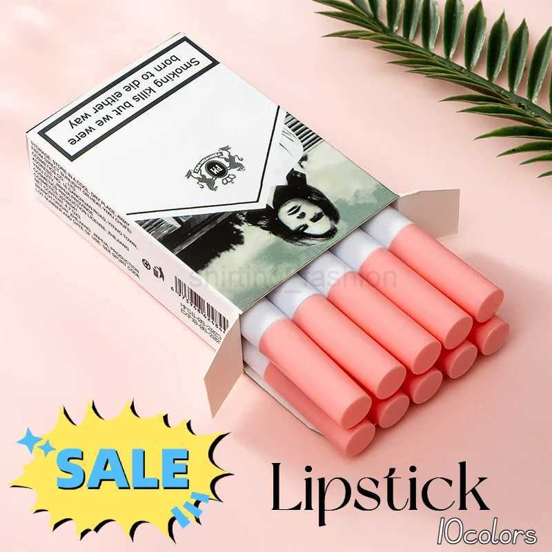 10 Colors Women Lana Del Rey Matte Lipstick Kits Lipstick 24 Hour Lasting Lip Tint Stain Set Waterproof Glossy Make Up LipsticksCL240716