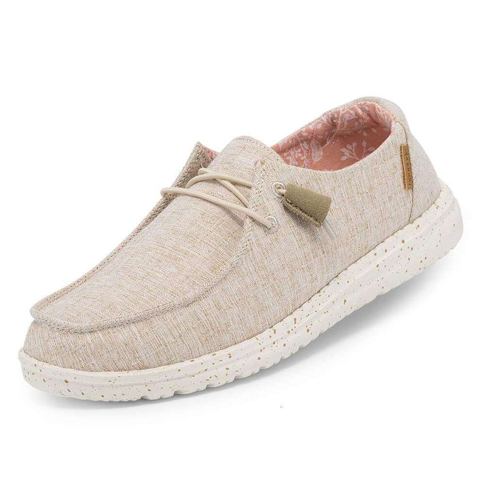 Chambray Lace-Up Loafers Hey Wendy Shoes for Men & Women | Ultra-Light Casual Sneakers