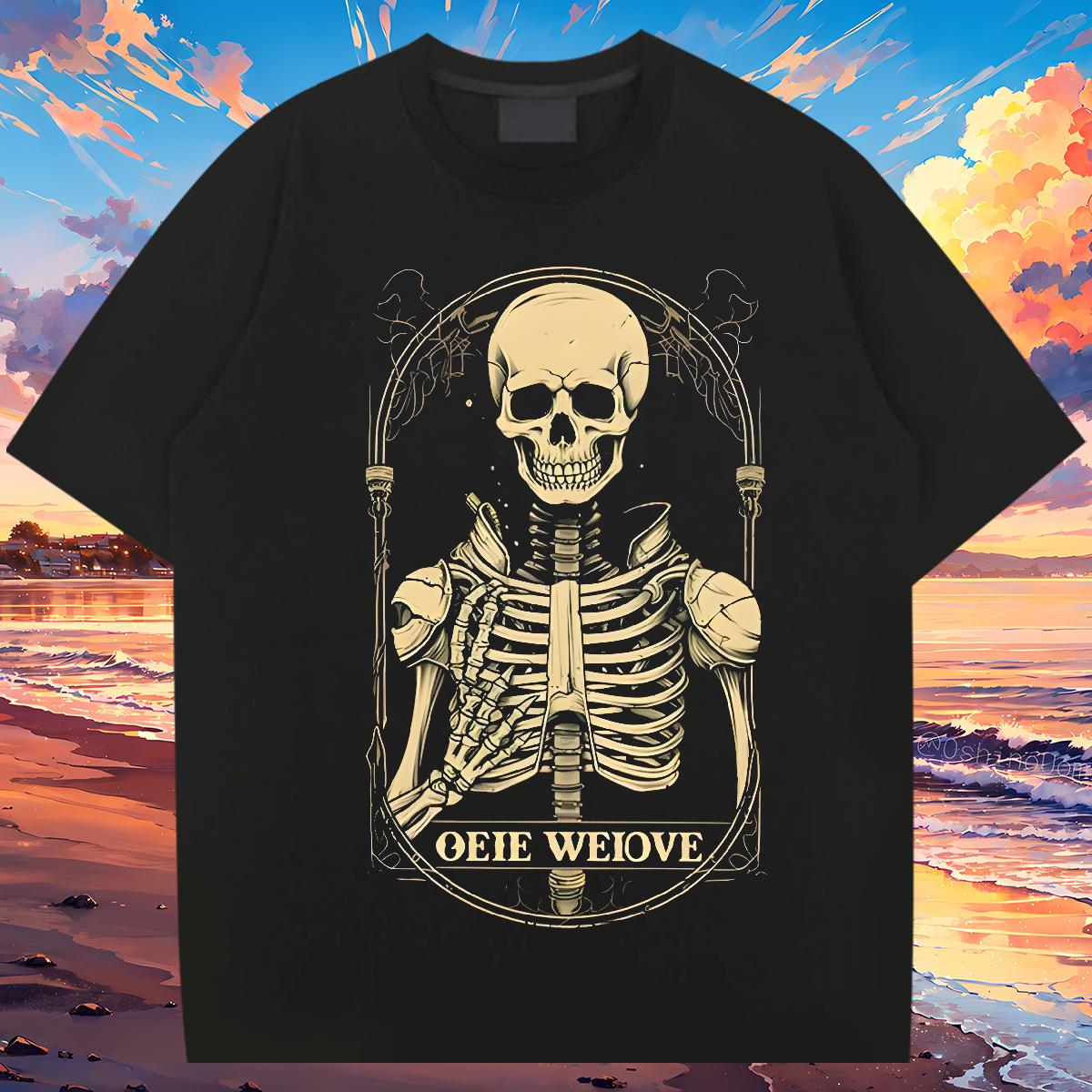 Unisex T shirt CY-240704056 230g 100% Cotton Spring Summer Round Neck Short Sleeve Men Clothes T-Shirt Casual New Graphic Tee Shirt