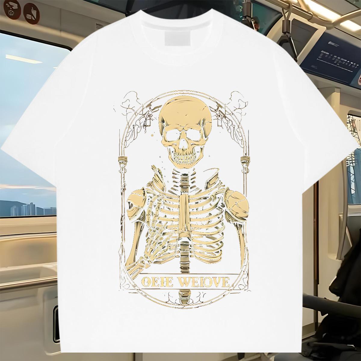 Casual New Mens T Shirts CY-240704056 230g 100% Cotton Cartoon Printing S-4XL Tshirts Anime Printing Street Cotton Breathable Classic Tops Tees