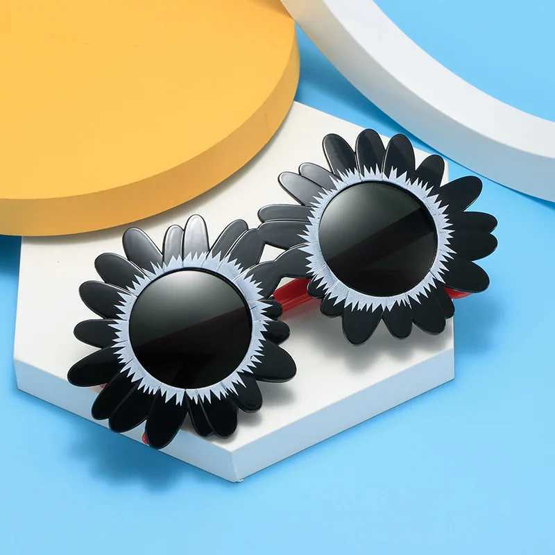 Sunglasses Childrens Sunflower Sunflowers 2024 New Cute Boys And Girls Fashion Sunglasses Style