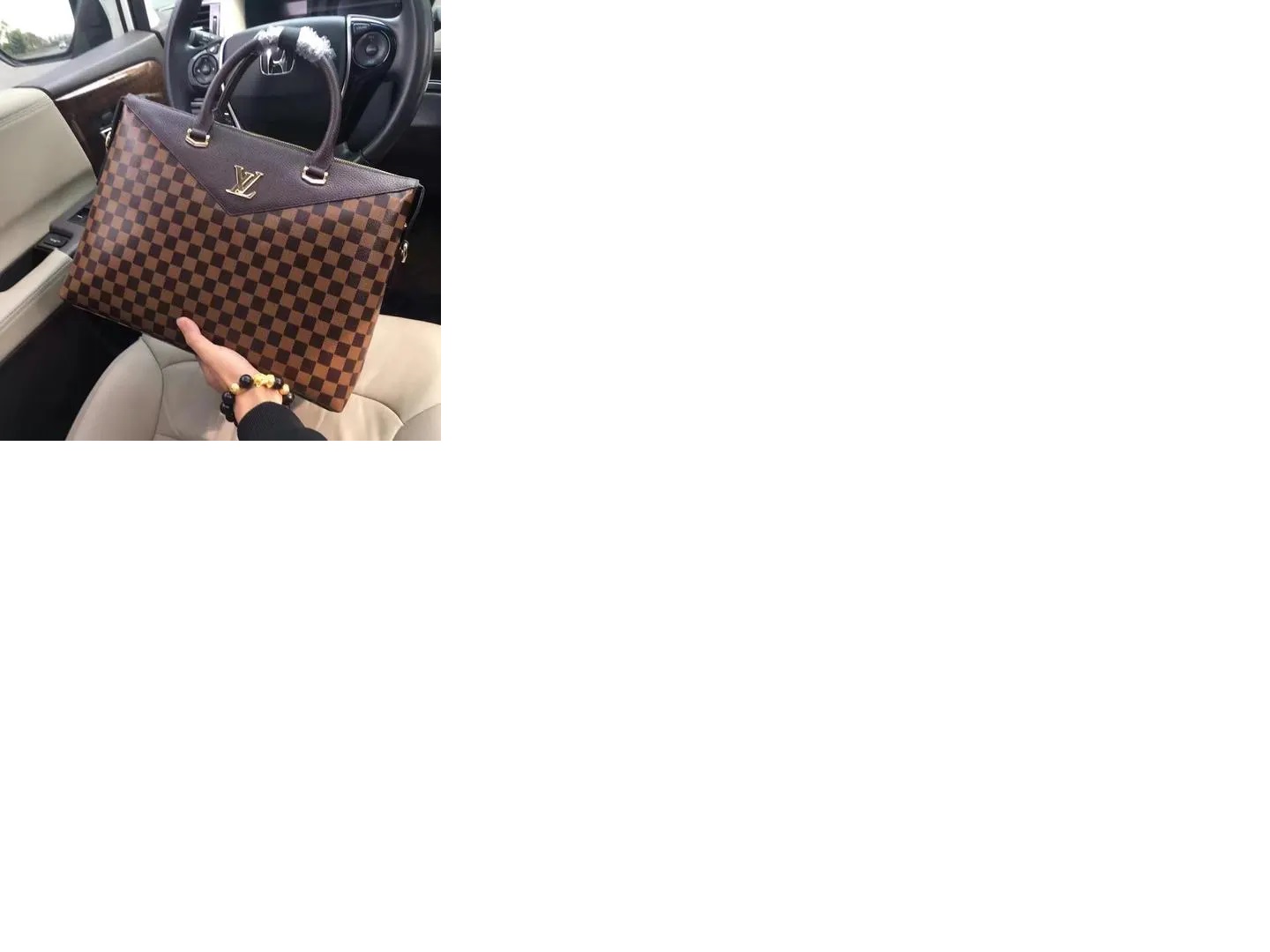 Men's Leather Briefcase - Classic Design with Multiple Compartments for Business Professionals