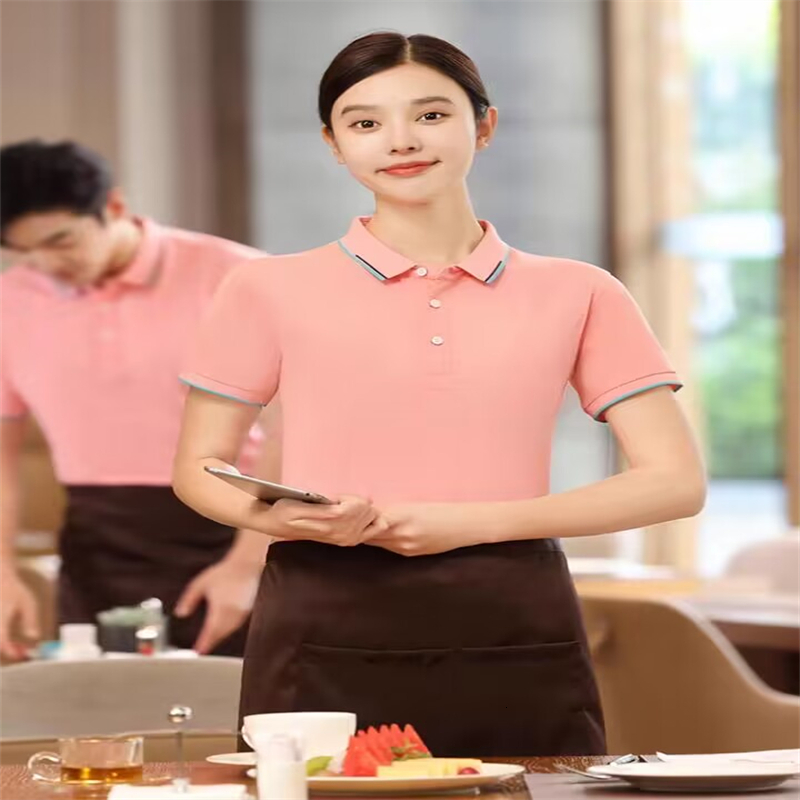 (with excellent data) 2024 Spring/Summer New Product Main Promotion Polo Shirt Short Sleeve Men's T-shirt 200g 60g Imitation Cotton 35 Ice Ion Fi