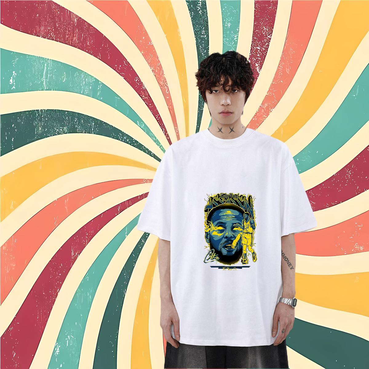 Casual New T shirt DIY Men Clothes T-Shirt Sports Casual Breathable Crew Neck Cotton Wholesale Tees Shirts