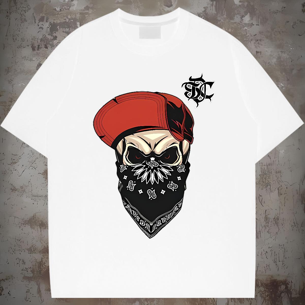 2024 Mens T Shirts FATION 100% Cotton 230g Custom Cartoon Couples T Shirts Casual Crew Neck Cotton Wholesale Polos