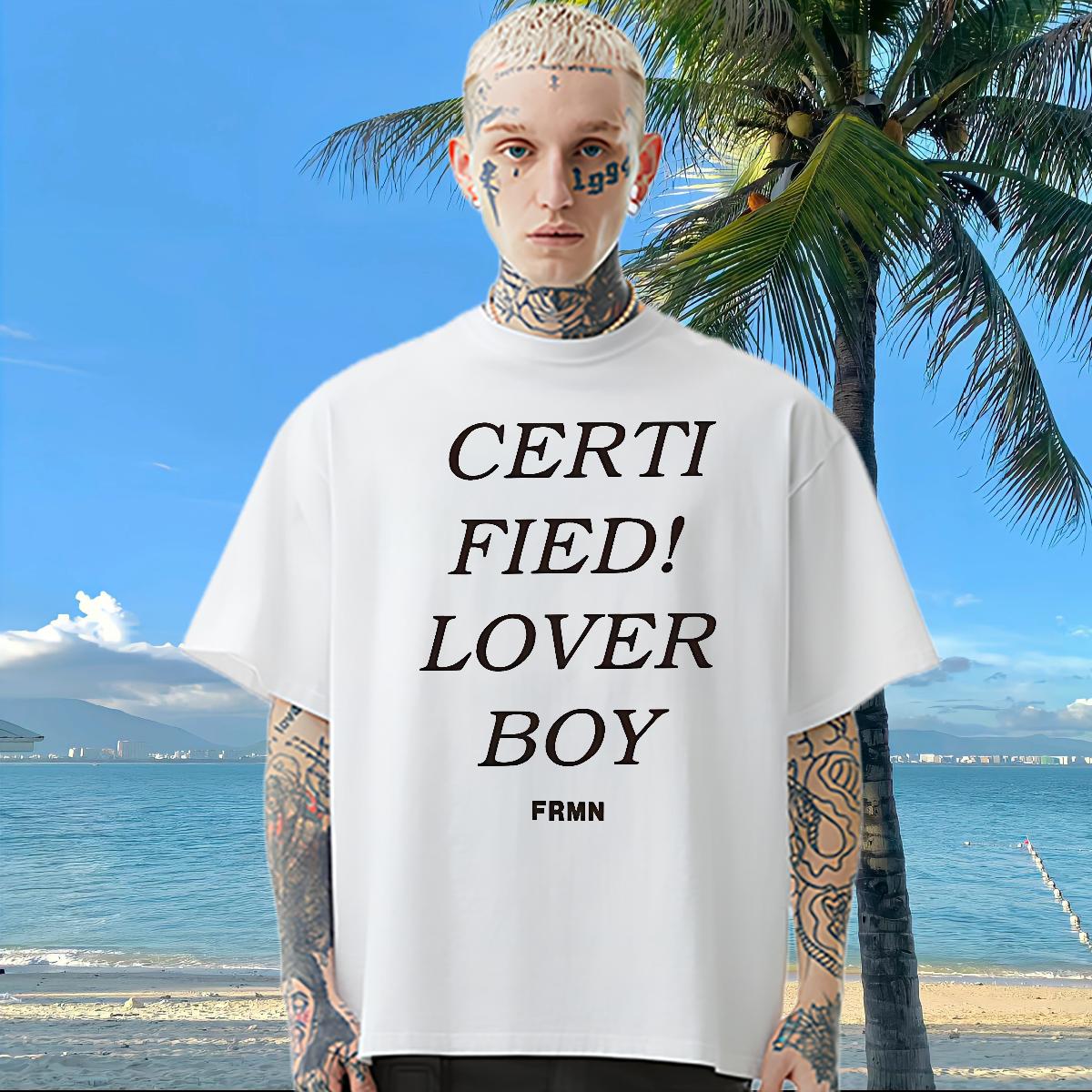 Fashion Mens T Shirts fashion 230g 100% Cotton Black White Outdoor Men Clothes T-Shirt Cotton Breathable Short Sleeve Wholesale