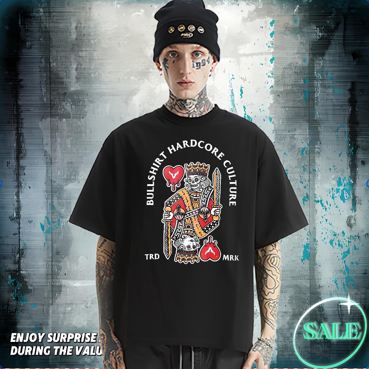 Fashion Design T Shirt For Man fashion 100% Cotton 230g Custom Print Oversized Home Outdoor Men Tops Tees Cotton Breathable Comfortable