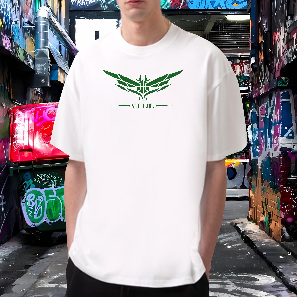 New Arrival T-Shirts for Men Wing 100% Cotton 230g Oversized Men Tshirts Sport Cotton O Neck Short Sleeves Loose Tees