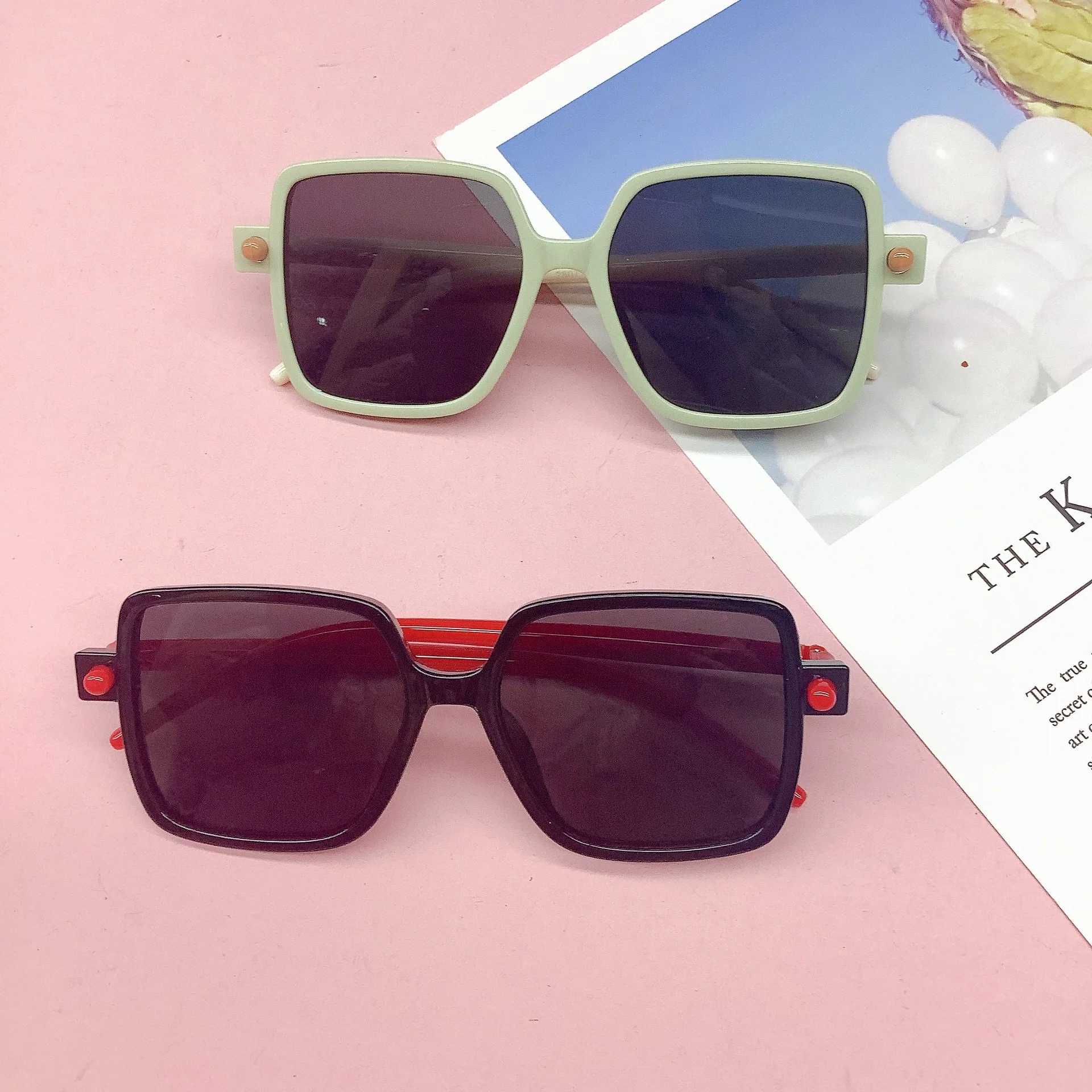 Sunglasses Fashion travel anti-ultraviolet baby sunglasses trend childrens sunglasses concave shape shading