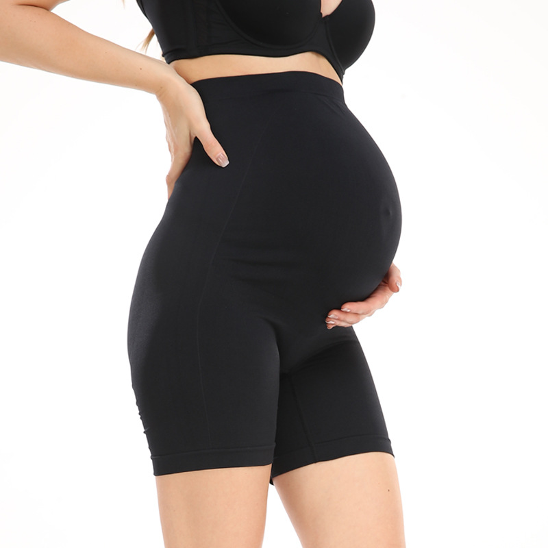 Summer pregnant women underwear with high waist and abdominal support breathable thin pregnancy safety pants for late pregnancy women's maternity
