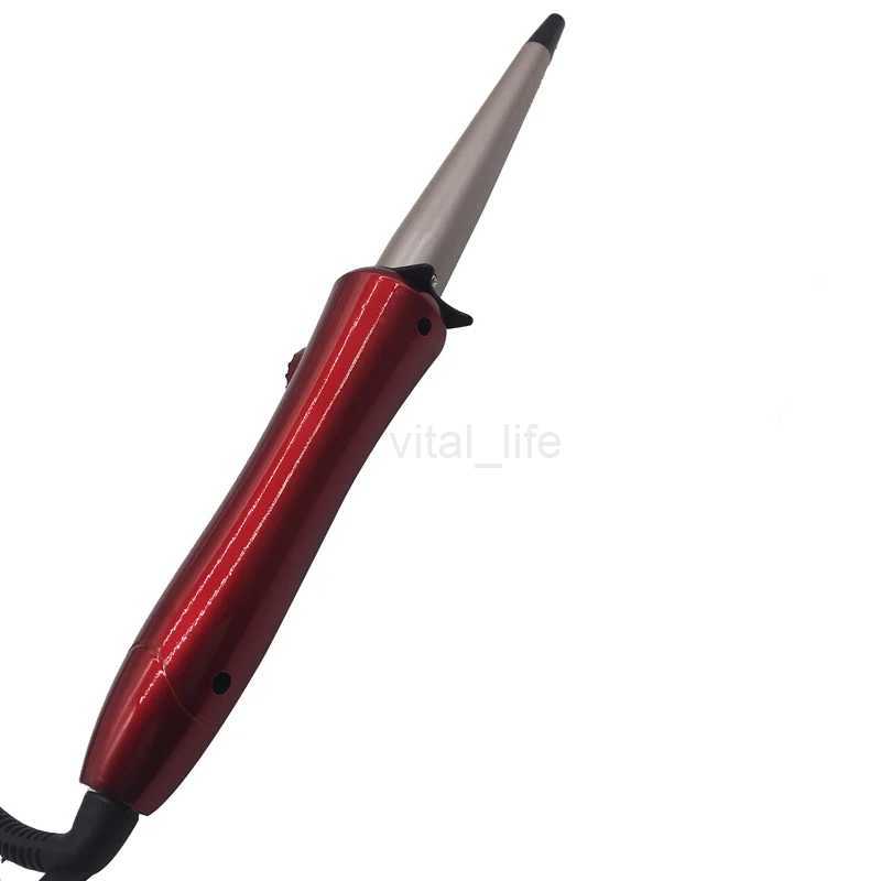220 Volt The tapered tube curling iron Ceramic inclined pear big roll of hair curlersCL240716